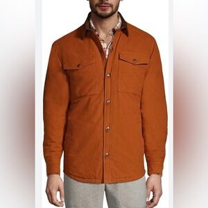 LANDSEND Men’s Moleskin Shirt Jacket